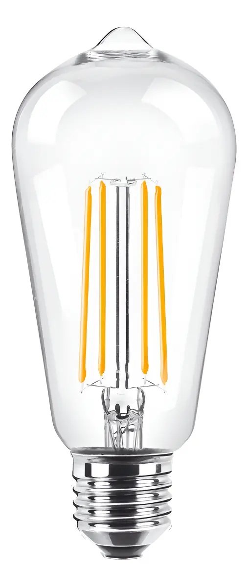 LAMPARA ST19 FILAMENTO MACROLED 8WE27 CALIDO 2700K DIMERIZAB